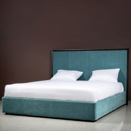 Кровать 180x200 мягкая Тоскана, Мореный Дуб