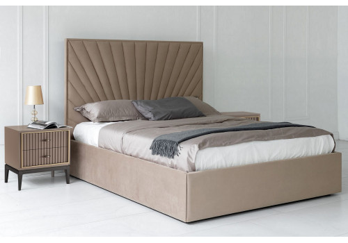 Кровать №1 160x200 с подъемным механизмом, ящиком для белья, Ницца