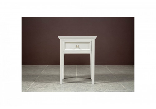 Тумба прикроватная 1 ящик Бруклин, Молочный