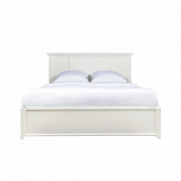 Кровать 140x200 с подъемным механизмом Бруклин, молочный