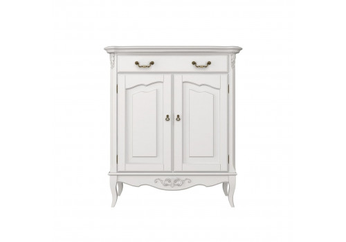 Комод 1 ящик +2 дверки Тиволи, Молочный