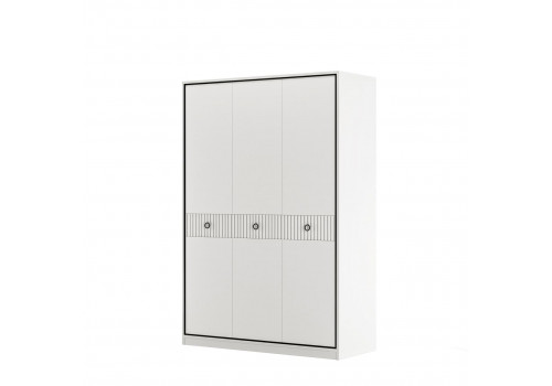 Шкаф 3х створчатый Ницца, Молочный
