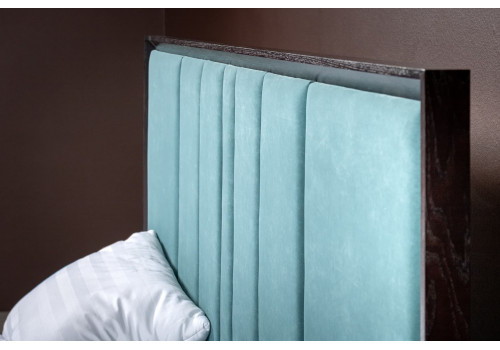 Кровать 180x200 мягкая Тоскана, дуб табакко