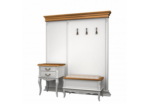 Прихожая Тиволи WOOD, Молочный/Ясень