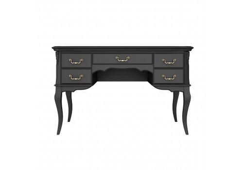 Туалетный стол пять ящиков Тиволи, Черный