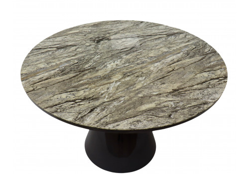 Стол обеденный Орион F-1435, 120х120х76 см, серый мрамор