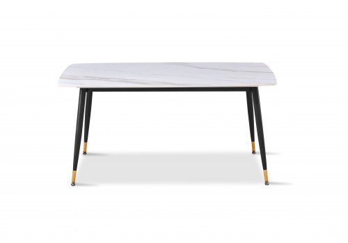 Стол обеденный Рио DT-2849.2, 120х80х75 см, белый мрамор