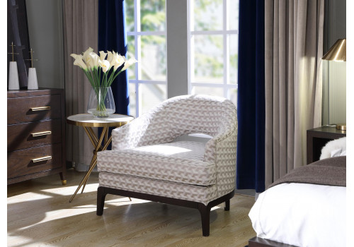 Кресло Тринити NH1918, 81х78х78, молочный с принтом