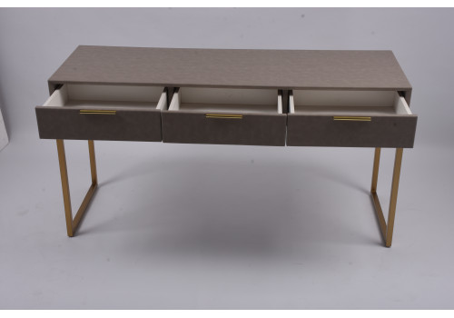 Стол-консоль Логан с 3-мя ящиками MC9001-150GR, 150х50х78 см, светло-серый