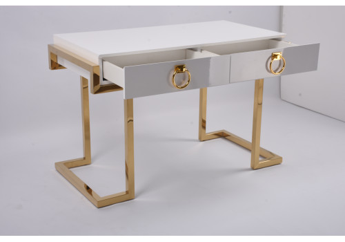 Стол-консоль Атлас МС9002-120W, 120х60х78 см, белый глянцевый