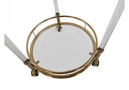 Стол сервировочный Моника MH14DC, 54х54х88 см,золото