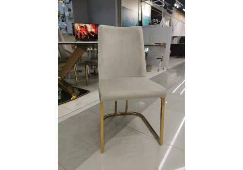 Стул обеденный Пресли DX-2055-1, 46х47х88, бежевый, золото