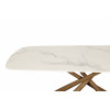 Стол обеденный Неаполь180 TW-1162-T, белый мрамор