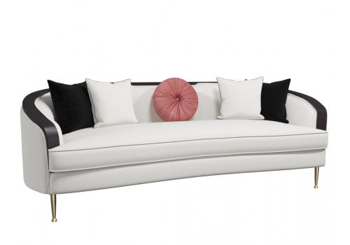 Диван трехместный Люкс NH1884-3, 223х92х78, экрю