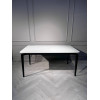Стол обеденный Блум ART2922-140W, 140х80х75 см, белая керамика/черный