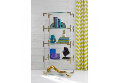 Стеллаж Роялти MH-1780NC-5, 80х35х168 см, прозрачный