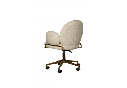 Кресло офисное Клауд TW-1137-OF, 65х63х89, молочный