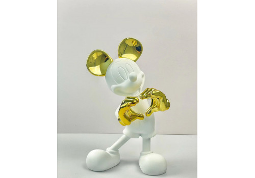 Статуэтка Микки Маус с золотом IST-075, 29 см, белый
