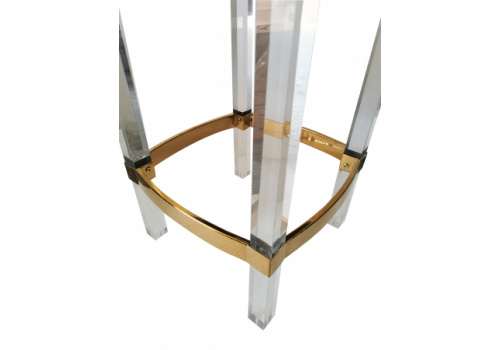 Табурет барный Найс MH-1974S.2, 40х40х61, белый, золото