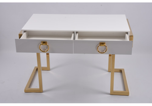 Стол-консоль Атлас МС9002-120W, 120х60х78 см, белый глянцевый