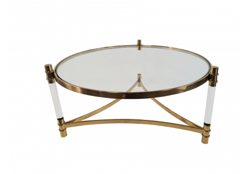 Стол журнальный Эклект MH1796CT, 104х104х46см, золото