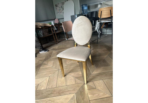 Стул обеденный София DC-1102, 45х42х92, бежевый, золото