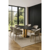 Стол обеденный раскладной Атриум-2 MC3035-120B, 120(30+30)х90х77 см, черная керамика – IST CASA