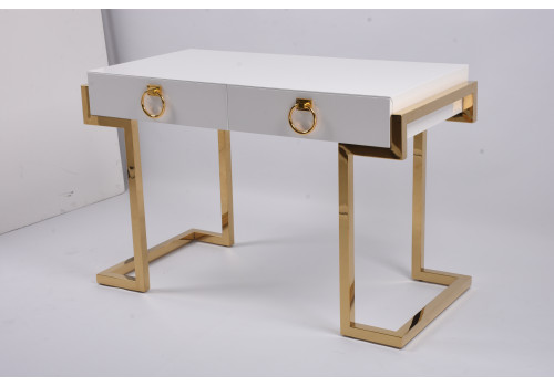 Стол-консоль Атлас МС9002-120W, 120х60х78 см, белый глянцевый