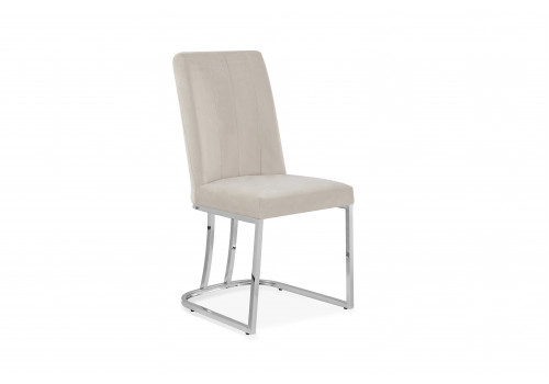 Стул обеденный Пресли DC-3024, 46х47х88, бежевый, хром