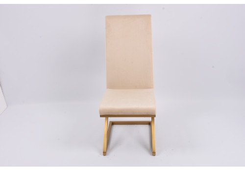 Стул обеденный Палермо MC799-BG-1, 60х46х105 см, бежевый/матовое золото