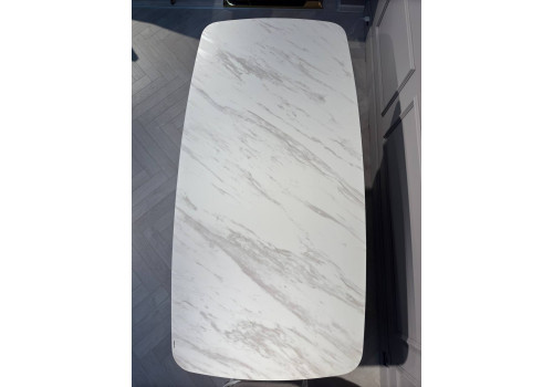 Стол обеденный Римини MC3020-180WT, 180х90х76 см, белая керамика