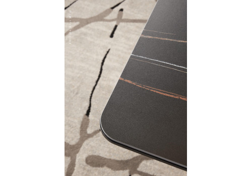 Стол обеденный Астория NH2114L,180х90х76 см, черный мрамор