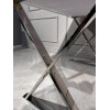 Стол-консоль Рокки MJ-001, 120х55х76 см, белый/хром