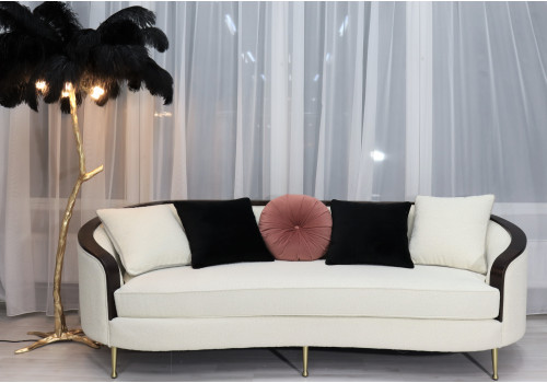 Диван трехместный Люкс NH1884-3, 223х92х78, экрю