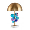 Лампа настольная MOLECULE с разноцветными шарами, 30х51 см, золото