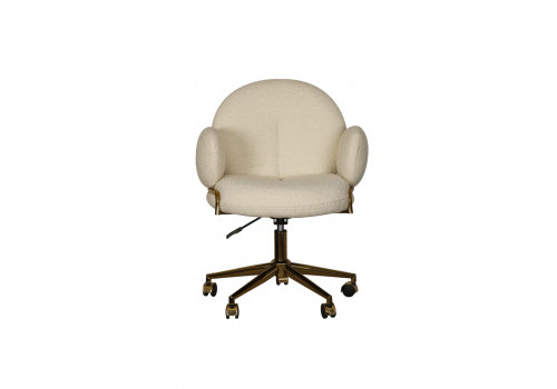 Кресло офисное Клауд TW-1137-OF, 65х63х89, молочный