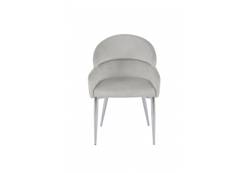 Стул обеденный Берклей D-1202D, серый/хром