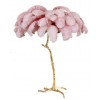 Торшер страусиные перья FEATHER LAMP, Цвет: розовый