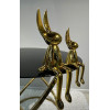 Комплект Золотые кролики IST-082, золотой глянцевый