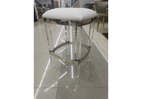 Табурет барный Найс MH-1974S.1, 40х40х61, белый, хром