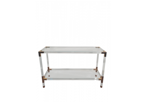 Консоль Роялти MH-1780ST, 120х40х76 см, прозрачный