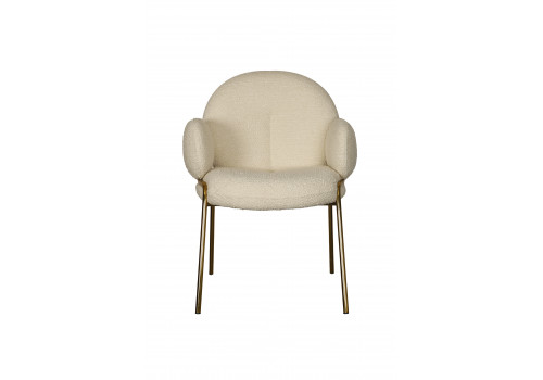 Стул обеденный Клауд TW-1137-А, молочный