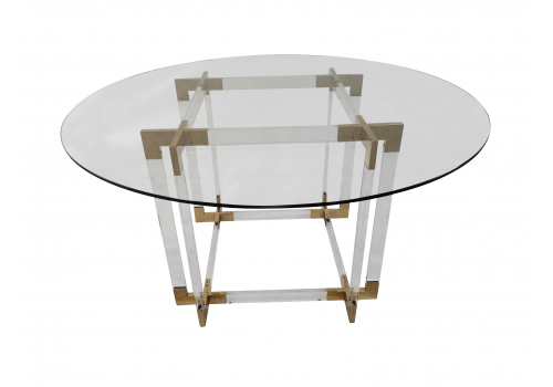 Стол обеденный Никсон MH-07DT, прозрачный