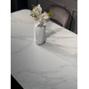 Стол обеденный Блум ART2922-160W, 160х90х75 см, белая керамика/черный