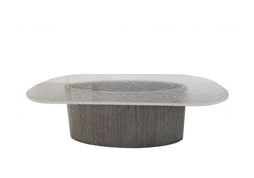 Стол обеденный Баухаус MH-1792DT, 240x120x75, прозрачный