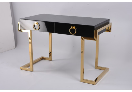 Стол-консоль Атлас МС9002-120В, 120х60х78 см, черный глянцевый