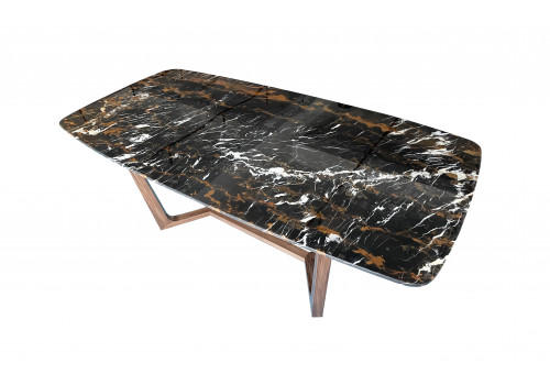 Стол обеденный Верона MC-23051DT-2, 200х100х76 см, коричневый мрамор