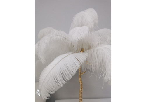 Лампа настольная с перьями  FEATHER LAMP, Цвет: белый