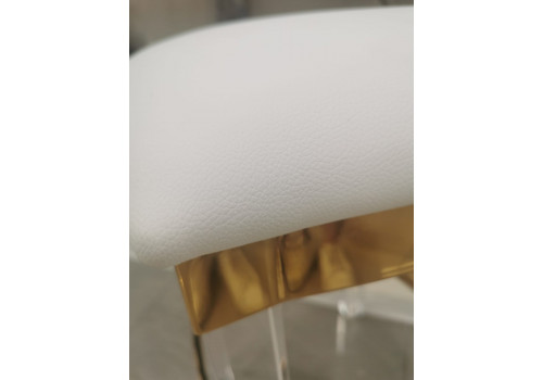 Табурет барный Найс MH-1974S.2, 40х40х61, белый, золото