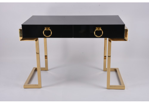 Стол-консоль Атлас МС9002-120В, 120х60х78 см, черный глянцевый